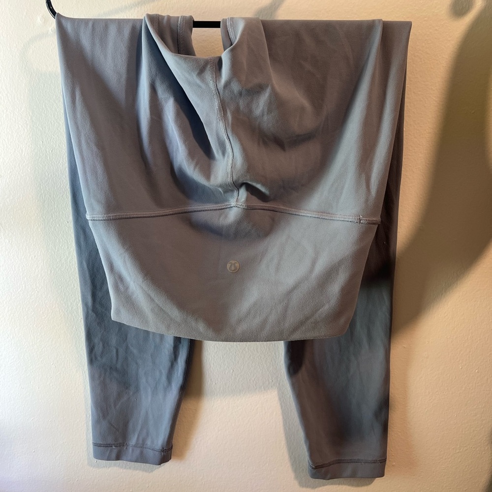 Lululemon Align Leggings, light blue, size 4
